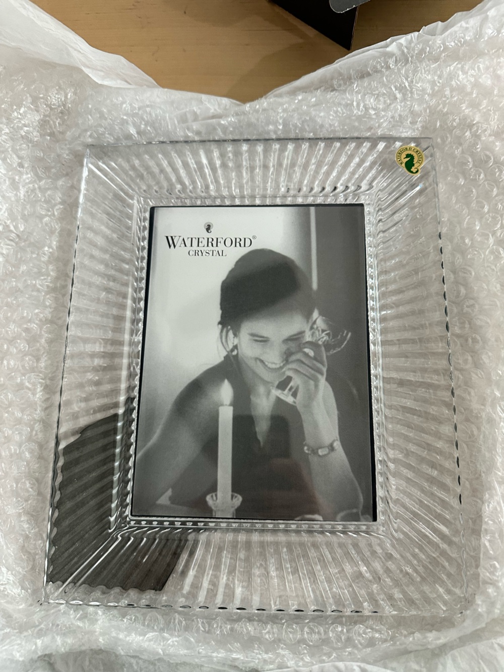 NIB Waterford Crystal Picture Frame for 5x7 Photo